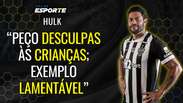 Hulk  comenta a briga generalizada na final do mineiro e pede desculpas pelo mau exemplo