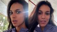 Ex-BBB Alane Dias &eacute; atropelada por moto no Rio de Janeiro: 'Ca&iacute; no ch&atilde;o e tudo'