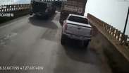 Novas imagens mostram ve&iacute;culos sendo arremessados em desabamento de ponte entre TO e MA