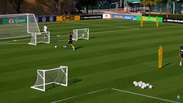Jo&atilde;o Pedro erra gol inacredit&aacute;vel sem goleiro durante treino da Sele&ccedil;&atilde;o
