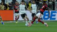 Veja an&aacute;lise do VAR na expuls&atilde;o de Evertton Ara&uacute;jo em Corinthians x Flamengo
