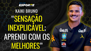 Kaiki Bruno destaca aprendizado com veteranos e projeto futuro na Sele&ccedil;&atilde;o 