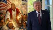 Trump nega que tenha se comparado a Jesus Cristo em montagem de IA: 'Era como um m&eacute;dico'