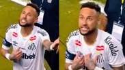 Neymar reconhece que errou ao discutir com torcedor do Santos: &lsquo;Pe&ccedil;o desculpa a quem se ofendeu&rsquo;