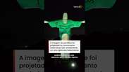 Um ano sem papa Francisco: Cristo Redentor recebe ilumina&ccedil;&atilde;o especial em sua mem&oacute;ria #shorts