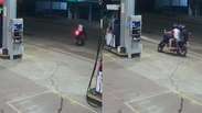 Criminoso leva tombo de motocicleta durante assalto a posto de combust&iacute;vel no Par&aacute;