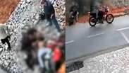 Motociclista sem habilita&ccedil;&atilde;o e com sinais de embriaguez cai em cratera e deixa dois feridos em MG