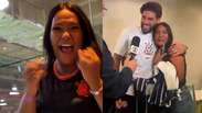 Ex-BBB Chaiany se emociona ao conhecer Yuri Alberto, do Corinthians: 'Te amo'