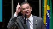 S&oacute;stenes diz que &aacute;udio de Fl&aacute;vio e Vorcaro &eacute; 'bala de prata' para atacar honra do senador