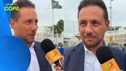 &lsquo;Vai perguntar logo pra mim?': Diego Alves brinca ao falar se Sele&ccedil;&atilde;o est&aacute; bem servida de goleiros