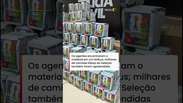 Pol&iacute;cia do Rio apreende 200 mil figurinhas falsificadas do &aacute;lbum da Copa do Mundo de 2026 #shorts