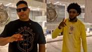 S&oacute;sias de Ronaldo Fen&ocirc;meno e Hugo Souza invadem a Neo Qu&iacute;mica Arena em jogos do Corinthians