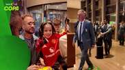 Jogadores da Sele&ccedil;&atilde;o Brasileira deixam hotel rumo &agrave; sede da CBF