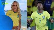 Vini Jr. pede respeito a Virginia ap&oacute;s xingamentos em amistoso da Sele&ccedil;&atilde;o