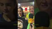 Adolescente f&atilde; de Neymar chora por n&atilde;o conseguir foto e revela como vai comemorar o hexa #shorts