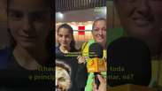 Adolescente f&atilde; de Neymar chora por n&atilde;o conseguir foto e revela como vai comemorar o hexa #shorts