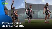 Sele&ccedil;&atilde;o Brasileira faz primeiro treino nos Estados Unidos #shorts