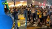 Jogadores da Sele&ccedil;&atilde;o chegam ao Gale&atilde;o e s&atilde;o recebidos com festa antes de viagem aos EUA: 'Volte com o hexa'