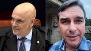 Defesa de Fl&aacute;vio Bolsonaro pede ao STF que declare Moraes suspeito para julgar Vorcaro e caso Master