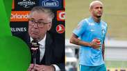 Ancelotti aguarda exames de Wesley ap&oacute;s les&atilde;o, mas afirma: 'Temos jogadores que podem substituir'