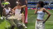 Anitta &eacute; flagrada ensaiando com Rema e Lisa para show de abertura da Copa em Los Angeles