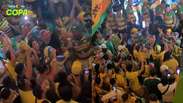 Torcida brasileira invade Nova York e faz esquenta antes da estreia da Sele&ccedil;&atilde;o na Copa do Mundo