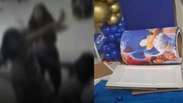 Briga entre ex-companheiras destr&oacute;i decora&ccedil;&atilde;o de festa de anivers&aacute;rio infantil em Goi&aacute;s