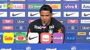 &lsquo;N&atilde;o vai existir jogo f&aacute;cil&rsquo;, diz Douglas Santos em coletiva antes de Brasil x Haiti