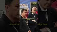 Infantino discursa em vesti&aacute;rio do Ir&atilde; e ouve desabafo de t&eacute;cnico: 'Falta de humanidade' #shorts