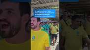 Esquenta para a estreia do Brasil na Copa: Torcedores brasileiros agitam MetLife horas antes do jogo