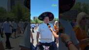 Arriba, les bleus! Mexicanos v&atilde;o aos EUA e se animam mais que franceses em jogo da Fran&ccedil;a #shorts