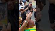 Endrick assume bateria com torcida brasileira nos EUA #shorts