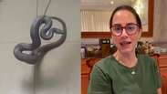 Silvia Abravanel comemora ap&oacute;s encontrar cobra de estima&ccedil;&atilde;o desaparecida h&aacute; cinco meses: 'Feliz da vida'