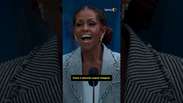 Barack Obama se emociona com discurso poderoso da esposa, Michelle #shorts