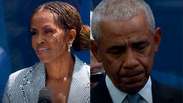 Barack Obama se emociona com discurso poderoso da esposa, Michelle: 'Uma honra estar ao seu lado'