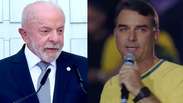 Lula tem 41% e Fl&aacute;vio Bolsonaro 31% das inten&ccedil;&otilde;es de voto no 1&ordm; turno, diz Datafolha