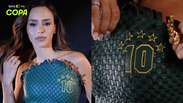 Esposa de Neymar mostra look para assistir partida entre Brasil x Haiti
