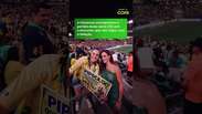 Bruna Biancardi &eacute; 'tietada' e faz videochamada com Neymar durante Brasil x Haiti #shorts