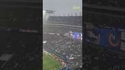 Veja como ficou est&aacute;dio ap&oacute;s forte chuva que interrompeu jogo Iraque x Fran&ccedil;a #shorts