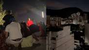 Moradores registram tiroteio em opera&ccedil;&atilde;o contra o Comando Vermelho no Morro Dona Marta, no Rio