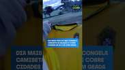 Dia mais frio do ano congela camiseta da Sele&ccedil;&atilde;o e cobre cidades de SC e RS com geada #shorts