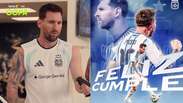 Parab&eacute;ns, Messi! Craque publica v&iacute;deo de treino e recebe homenagens de f&atilde;s nas redes