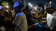 Vini Jr, Neymar: brasileiros em Miami se aglomeram por fotos e aut&oacute;grafos dos jogadores da Sele&ccedil;&atilde;o