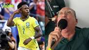 Galv&atilde;o chega a 100 gols da Sele&ccedil;&atilde;o narrados em Copas
