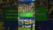 Conex&atilde;o pelo hexa? Jogadores do Brasil comemoram com a torcida ap&oacute;s vit&oacute;ria sobre o Jap&atilde;o #shorts