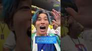 Quem &eacute; o torcedor japon&ecirc;s que viralizou com 'piti fake' ap&oacute;s a vit&oacute;ria do Brasil #shorts