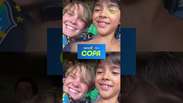 Davi Lucca e filho de Everton Ribeiro comemoram gol virada com muita emo&ccedil;&atilde;o #shorts