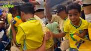 Irm&atilde;o ca&ccedil;ula de Endrick se emociona com gol do Brasil na Copa do Mundo