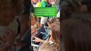 Bruna Biancardi mostra encontro de Mavie e filha de astro da NBA em jogo do Brasil #shorts