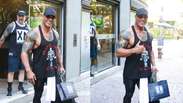 Dwayne Johnson, o The Rock, surpreende f&atilde;s ao falar portugu&ecirc;s ap&oacute;s treino em academia no Rio; veja